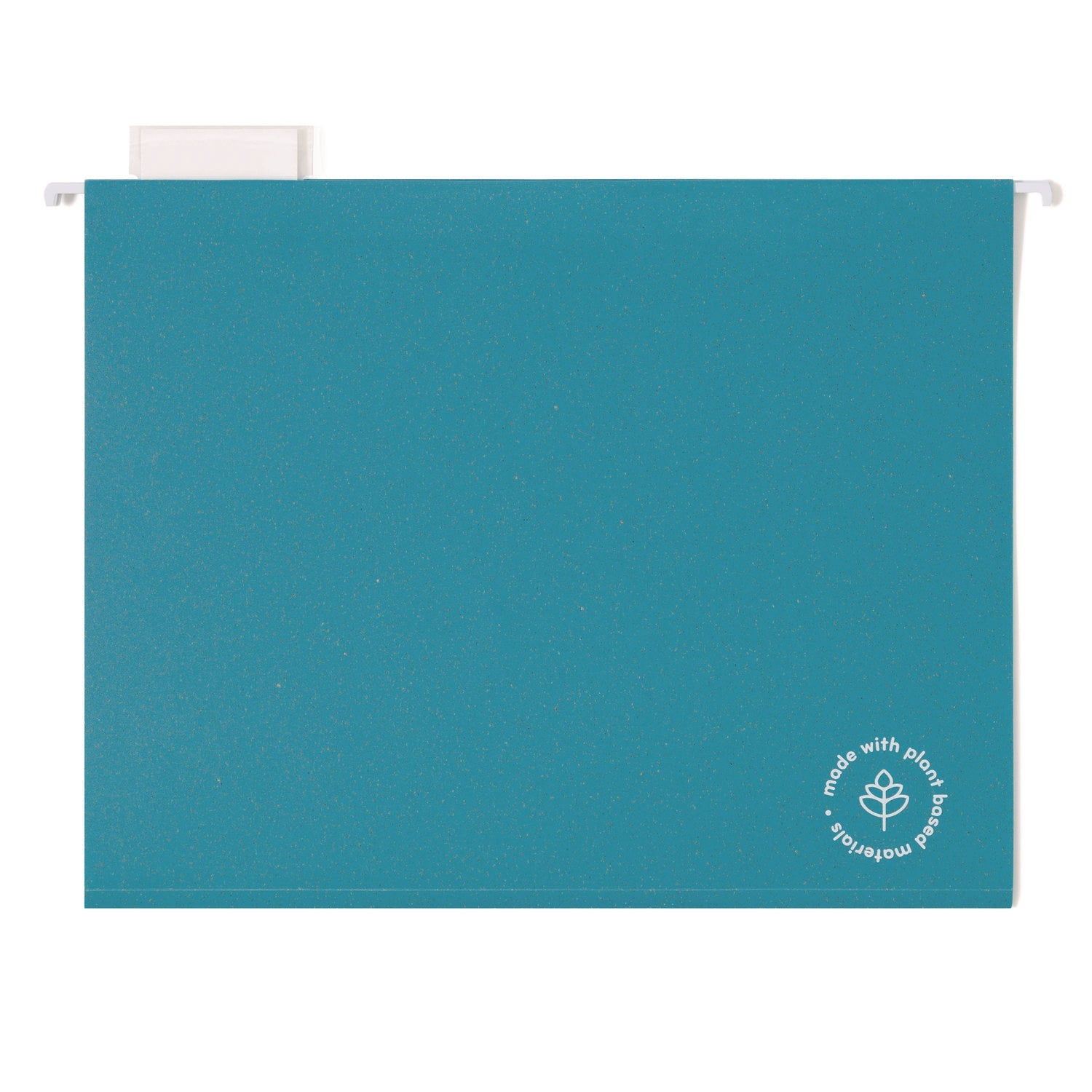 U Brands U-Eco Hanging File Folders, Letter Size, 1/5-Cut Tabs, Assorted, 12/Pack