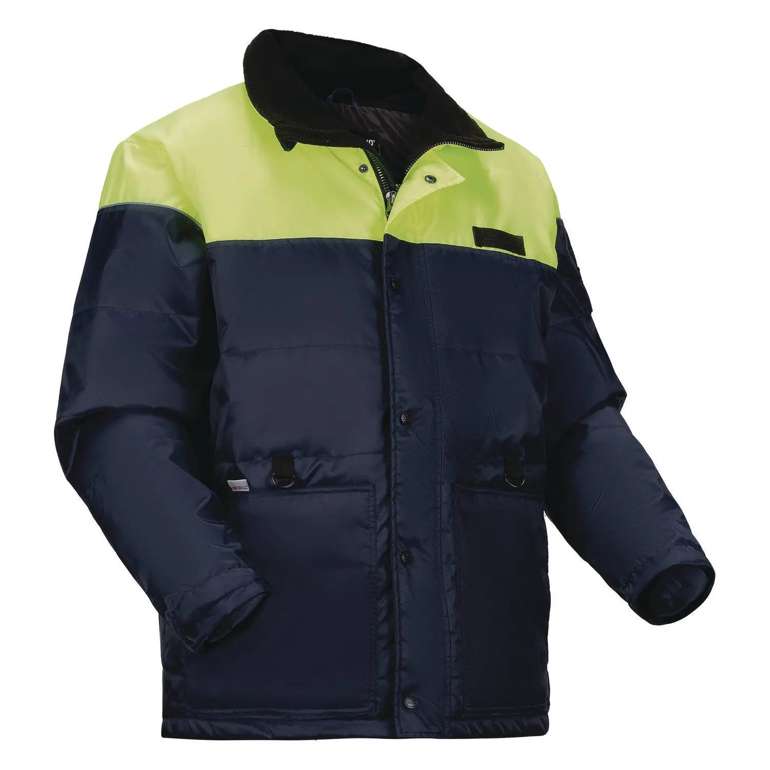 ergodyne® N-Ferno 6476 Insulated Freezer Jacket, Medium, Navy