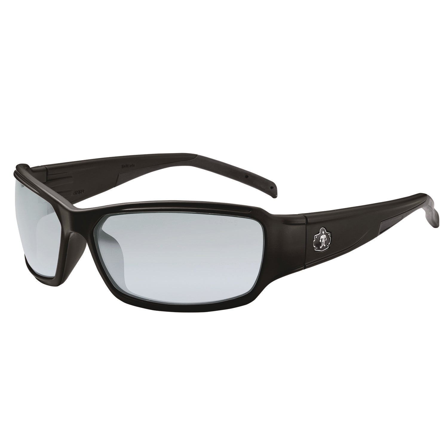 ergodyne® Skullerz THOR Anti-Scratch/Enhanced Anti-Fog Safety Glasses, Black Nylon Impact Frame, Indoor/Outdoor Polycarbonate Lens