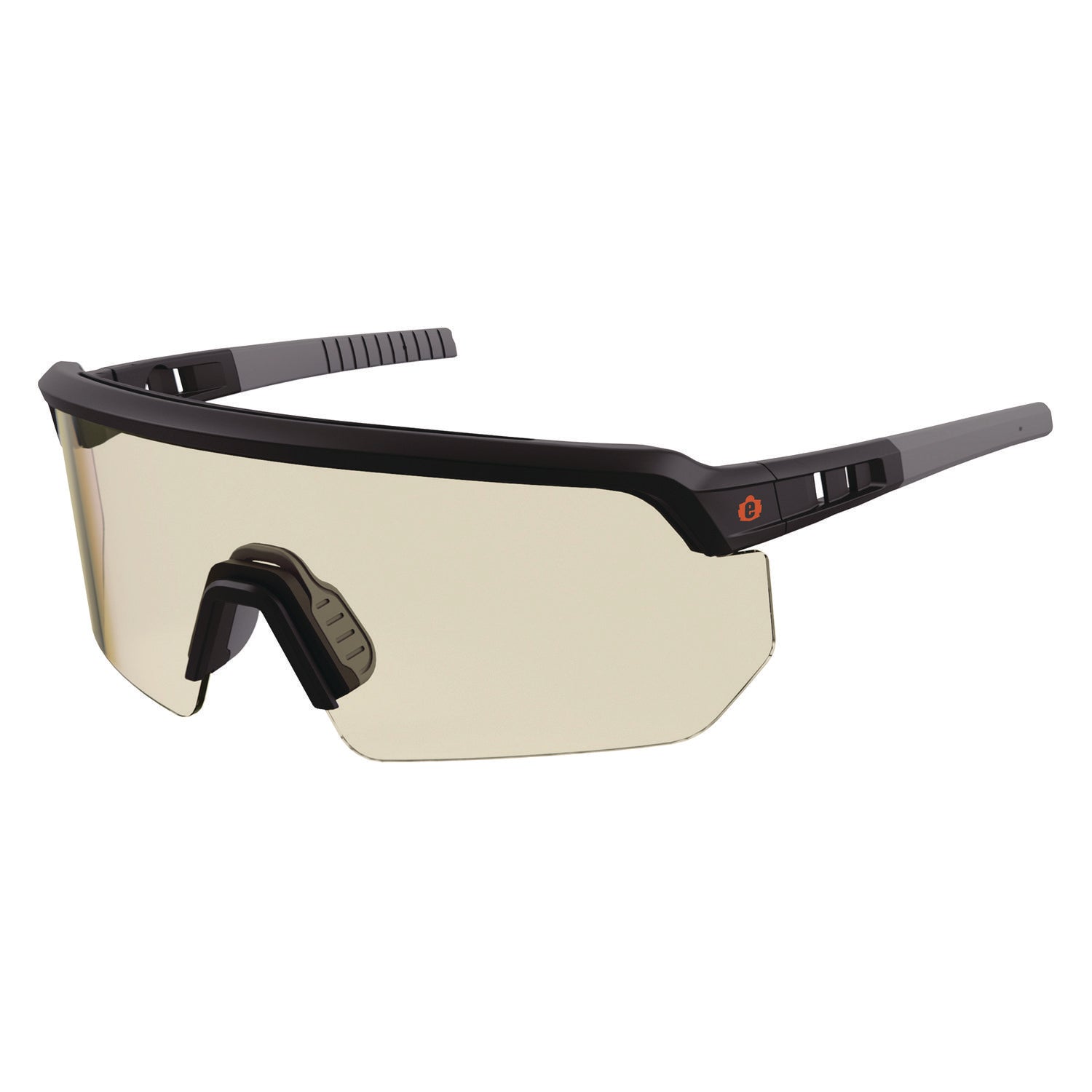 ergodyne® Skullerz AEGIR Safety Glasses, Matte Black Nylon Impact Frame, Indoor/Outdoor Polycarbonate Lens