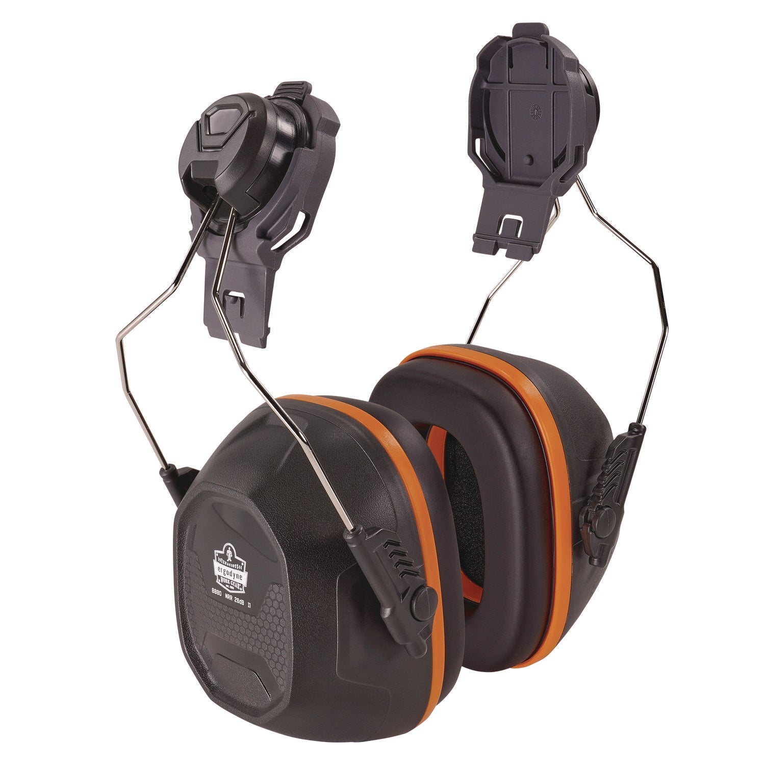 ergodyne® Skullerz 8880 NRR 26dB Hard Hat Mounted Earmuffs, Cap-Style, Gray