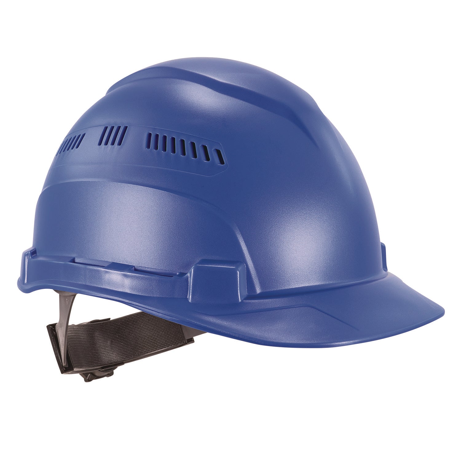 ergodyne® Skullerz 8966 Class C Lightweight Cap-Style Hard Hat, Adjustable Venting, 6-Point Rachet Suspension, Blue