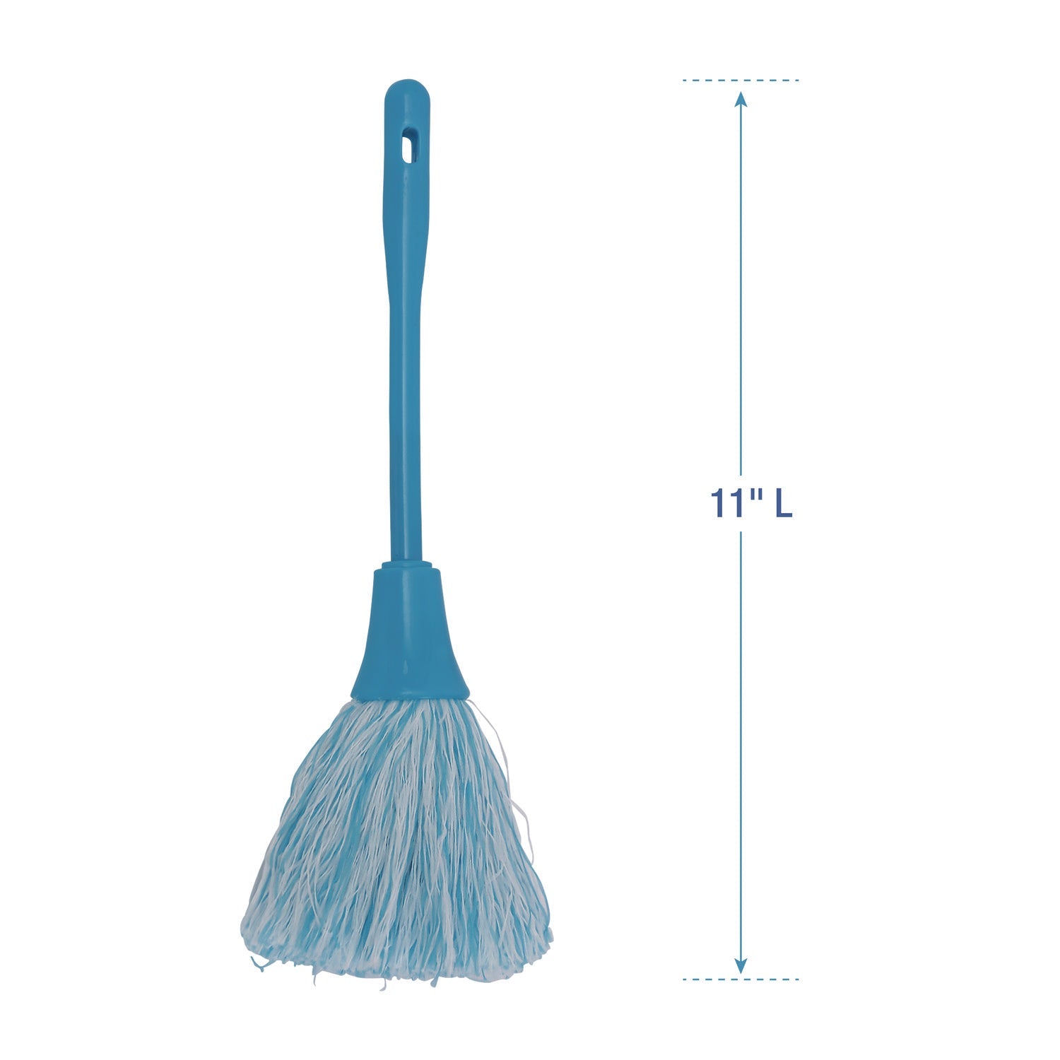 Boardwalk® MicroFeather Mini Microfiber Duster, 11" Plastic Handle