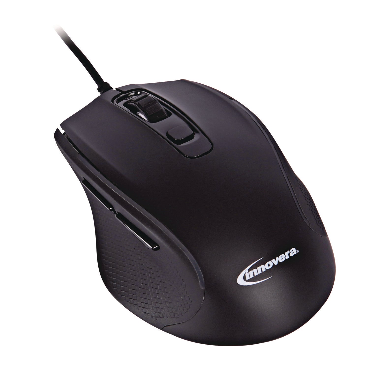 Innovera® Full-Size Wired Optical Mouse, Usb 2.0, Right Hand Use, Black - Bloom Skins