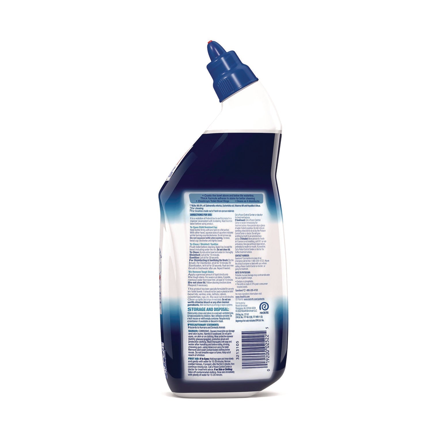 LYSOL® Brand Disinfectant Toilet Bowl Cleaner, Atlantic Fresh, 24 oz Bottle, 9/Carton