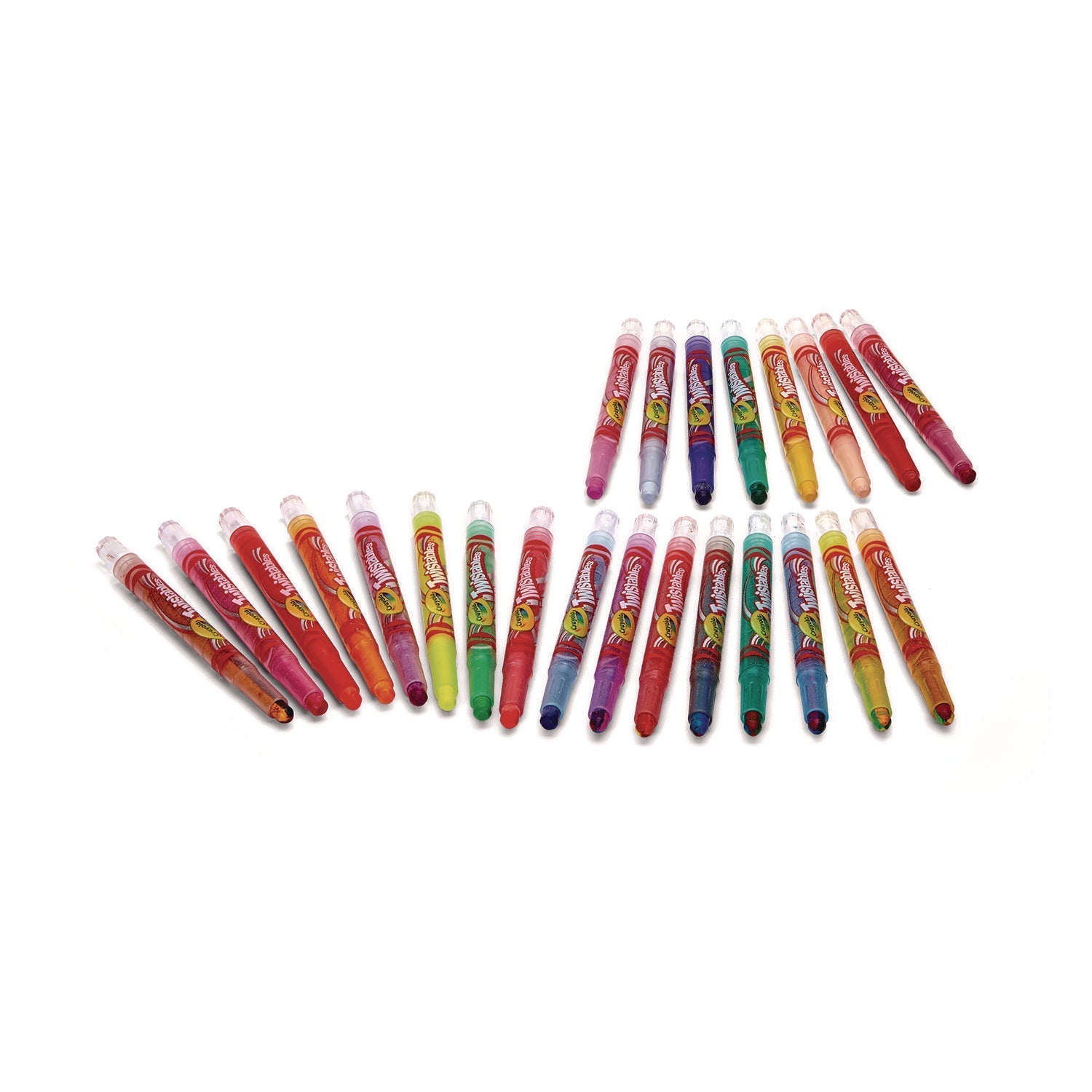 Crayola® Twistables Mini Crayons, Fun Effects, Assorted, 24/Pack