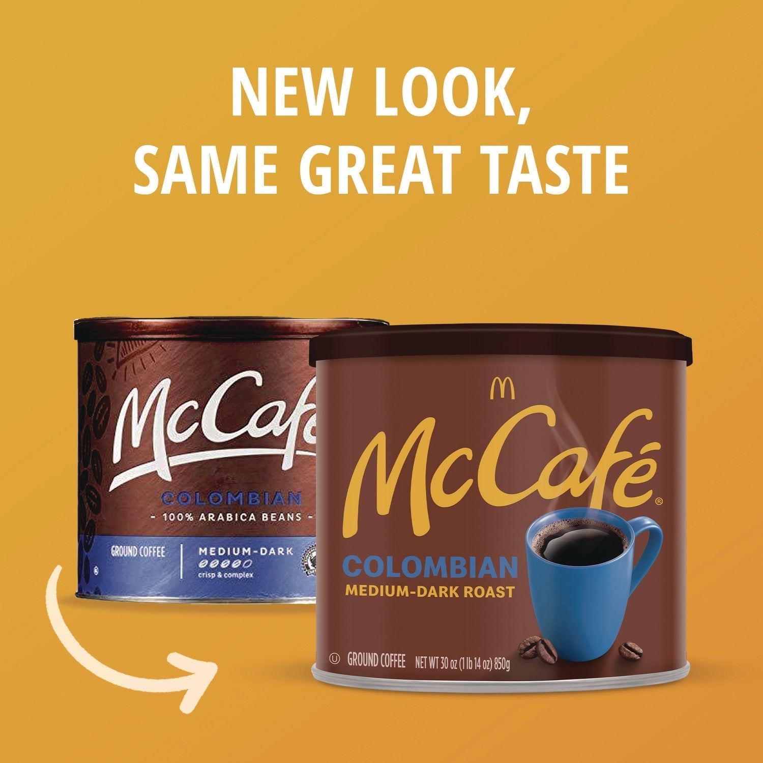 McCafe® Ground Coffee, Colombian, 30 oz Can