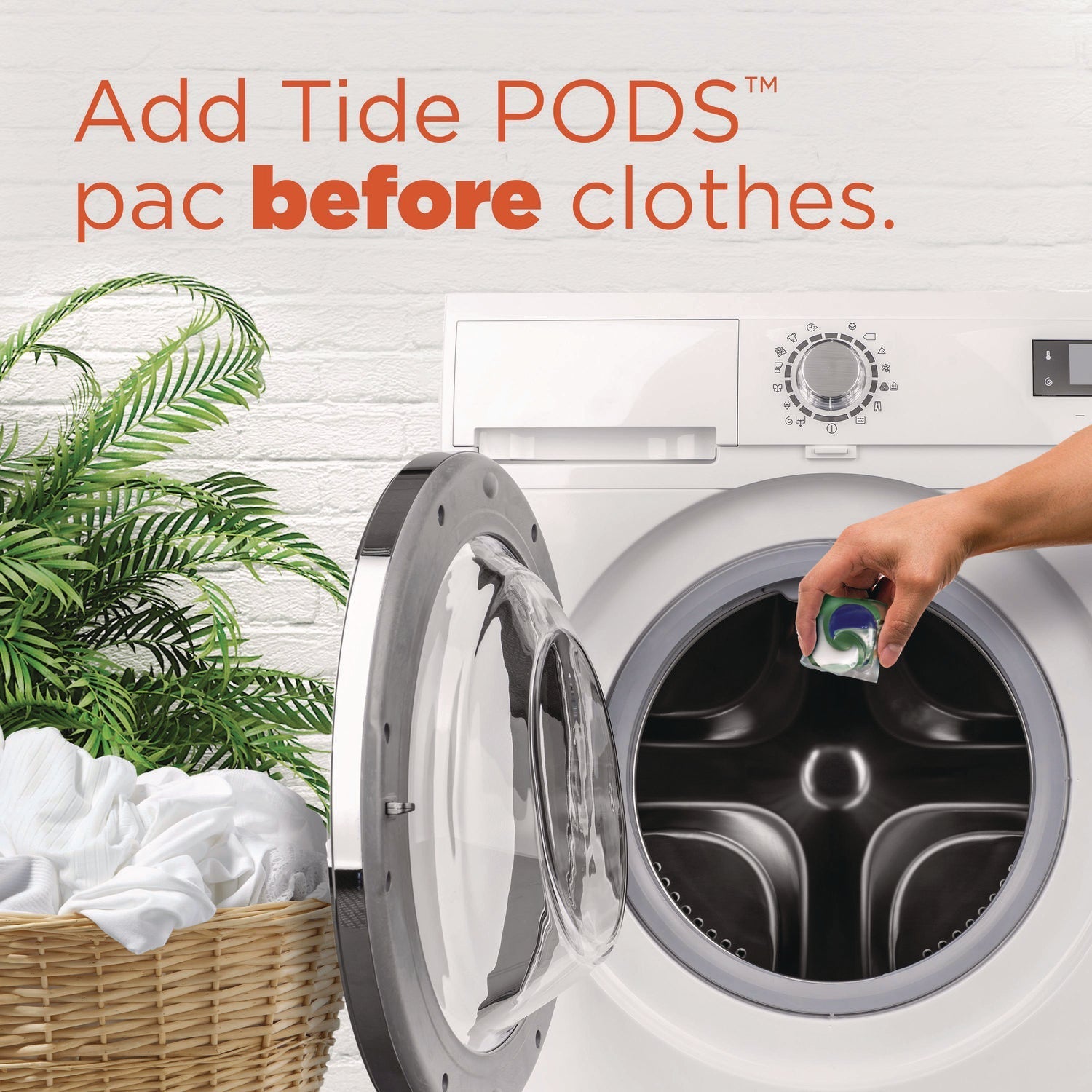 Tide® PODS Laundry Detergent, Spring Meadow, 66 oz Tub, 76 Pacs/Tub