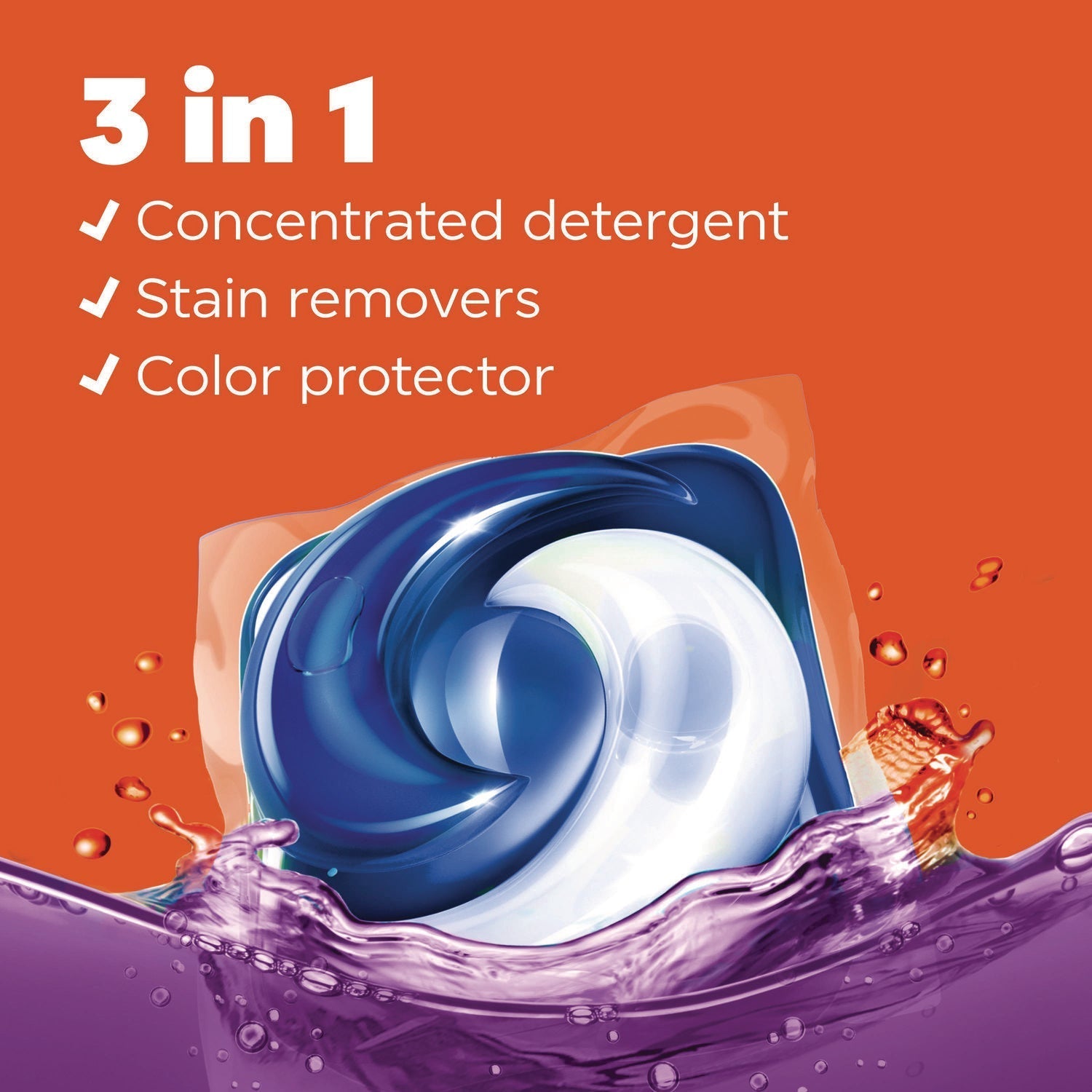 Tide® PODS Laundry Detergent, Spring Meadow, 66 oz Tub, 76 Pacs/Tub