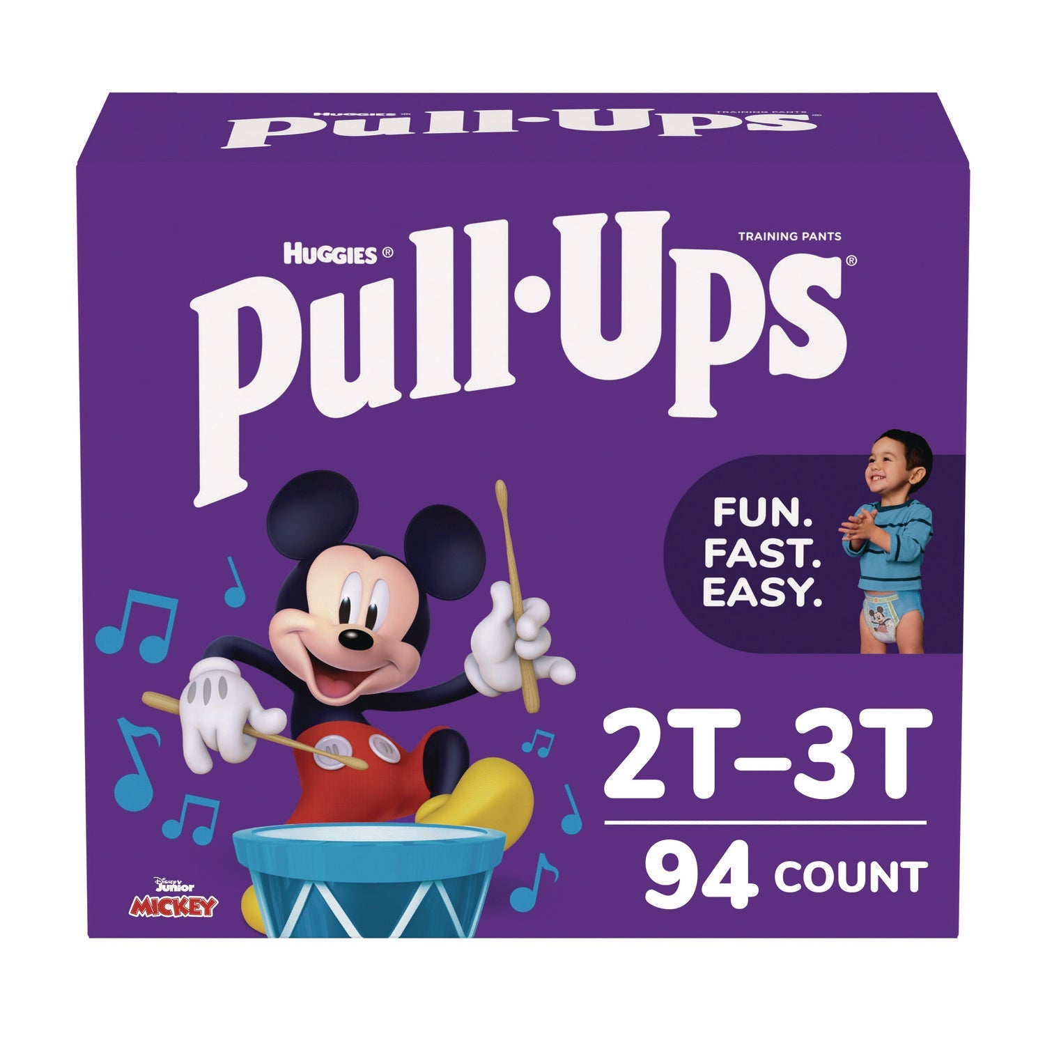 Huggies® Pull-Ups Learning Designs Potty Training Pants for Boys, 2T-3T, 18 lbs to 34 lbs, 94/Carton