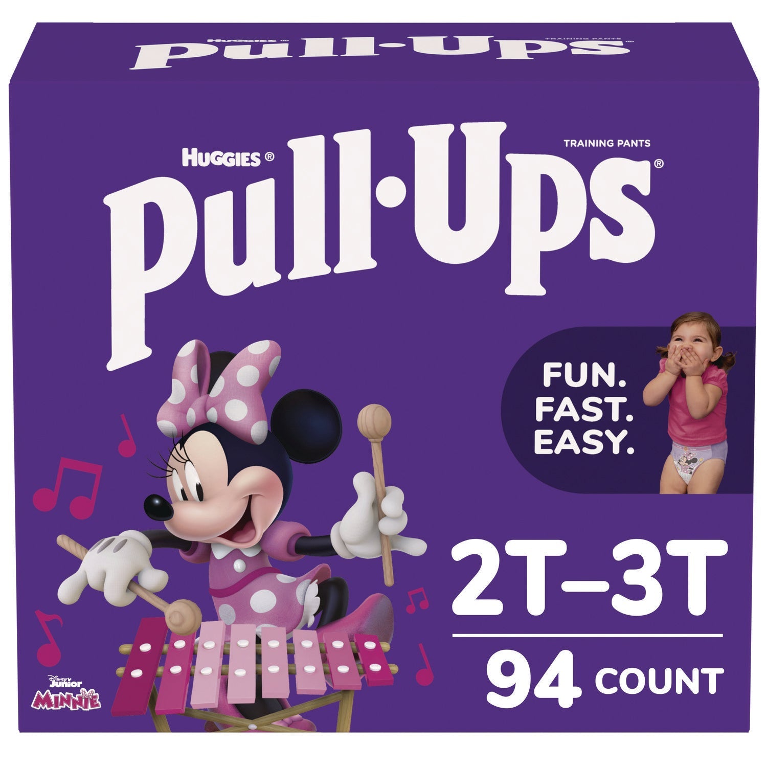 Huggies® Pull-Ups Learning Designs Potty Training Pants for Girls, 2T-3T, 16 lbs to 34 lbs, 94/Carton