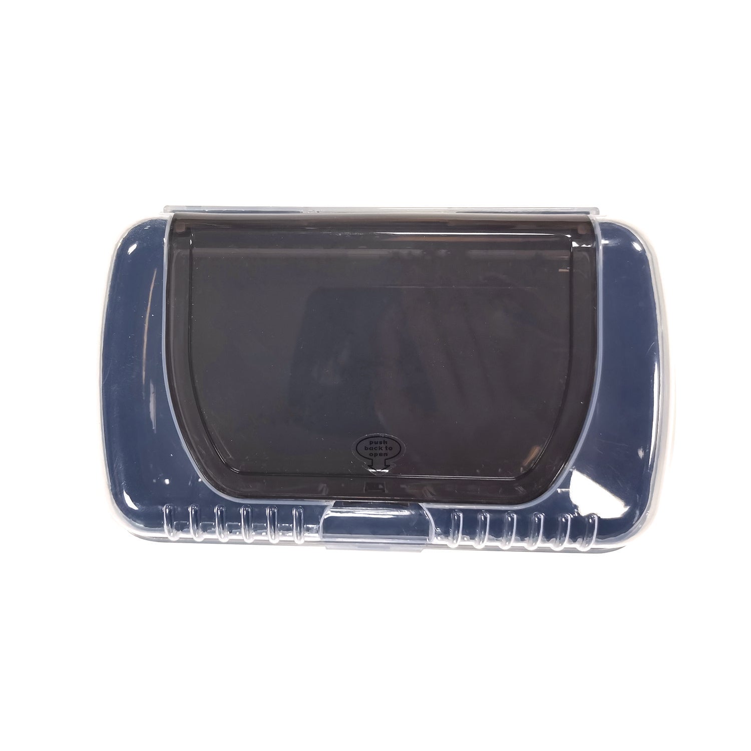 Pep Rally Pencil Case, 2 Compartments, 9.13" x 5.7" x 2.5", Black