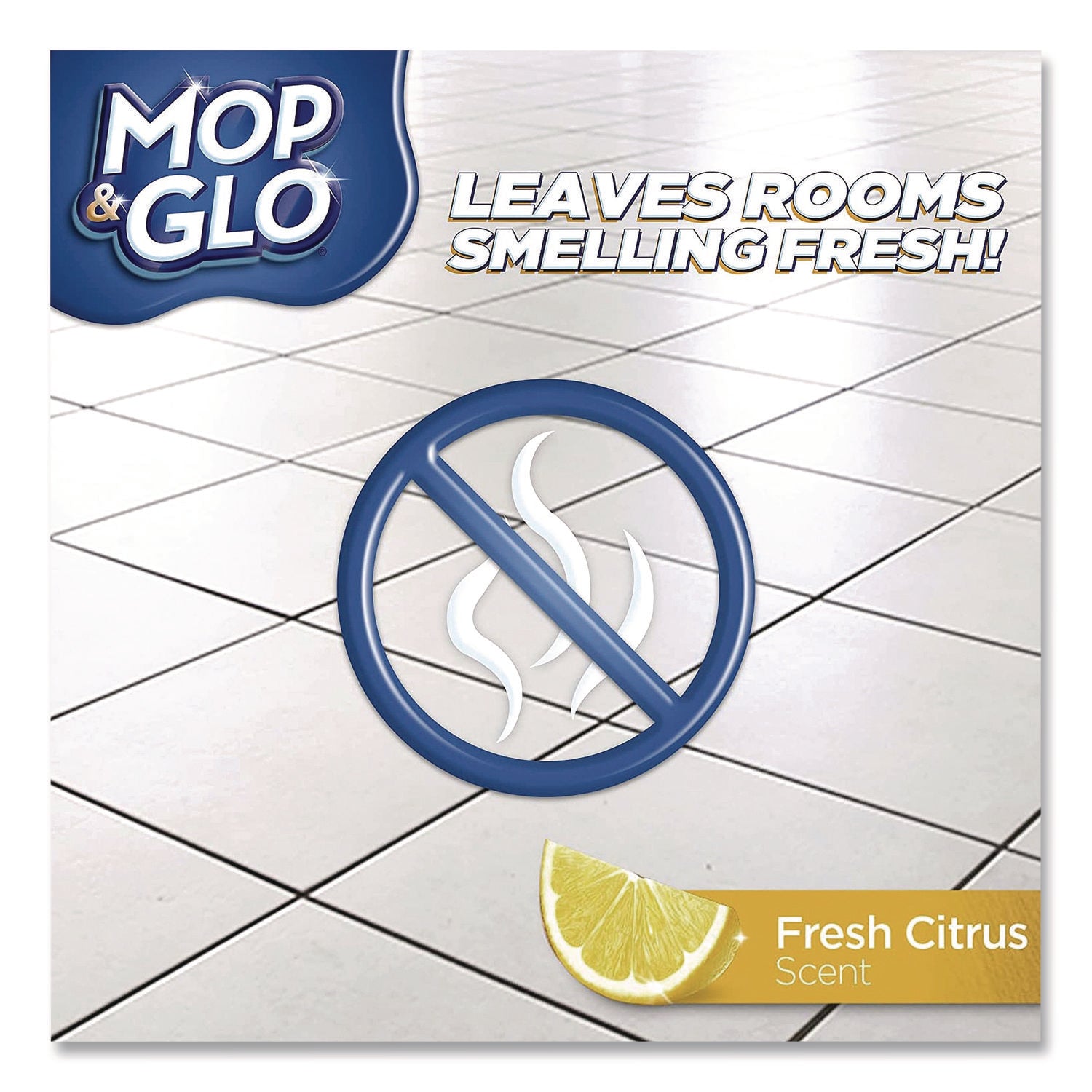 Professional MOP & GLO® Ready to Use Multi-Surface Floor Cleaner, Fresh Citrus Scent, 64 oz Bottle, 6/Carton