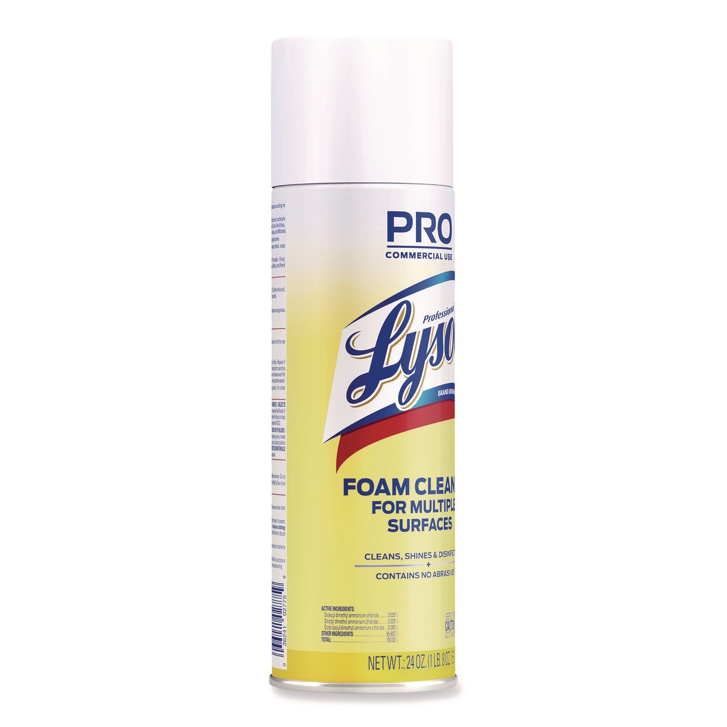 Professional LYSOL® Brand Disinfectant Foam Cleaner, 24 Oz Aerosol Spray, 12/carton