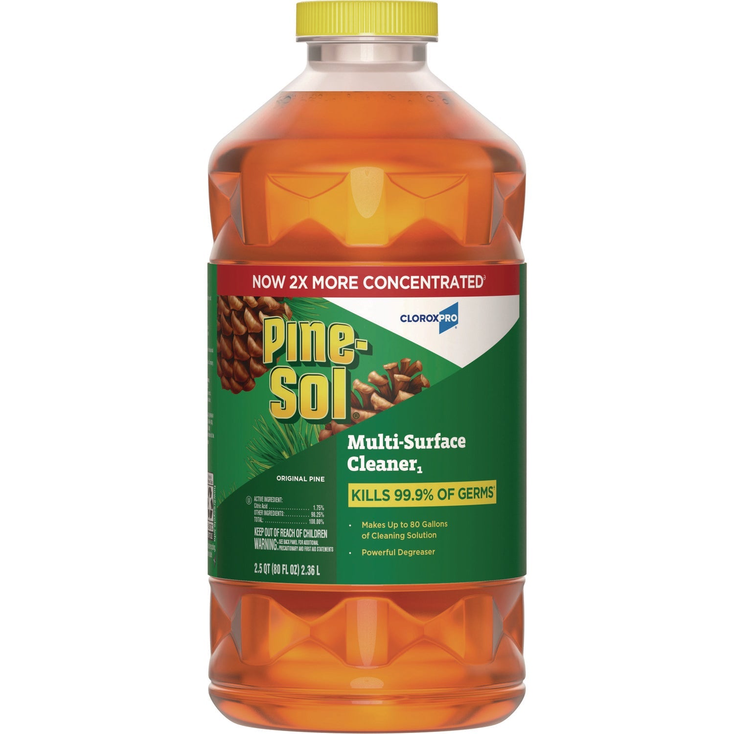 Pine-Sol® CloroxPro Multi-Surface Cleaner Disinfectant Concentrated, Original Pine, 80 oz Bottle