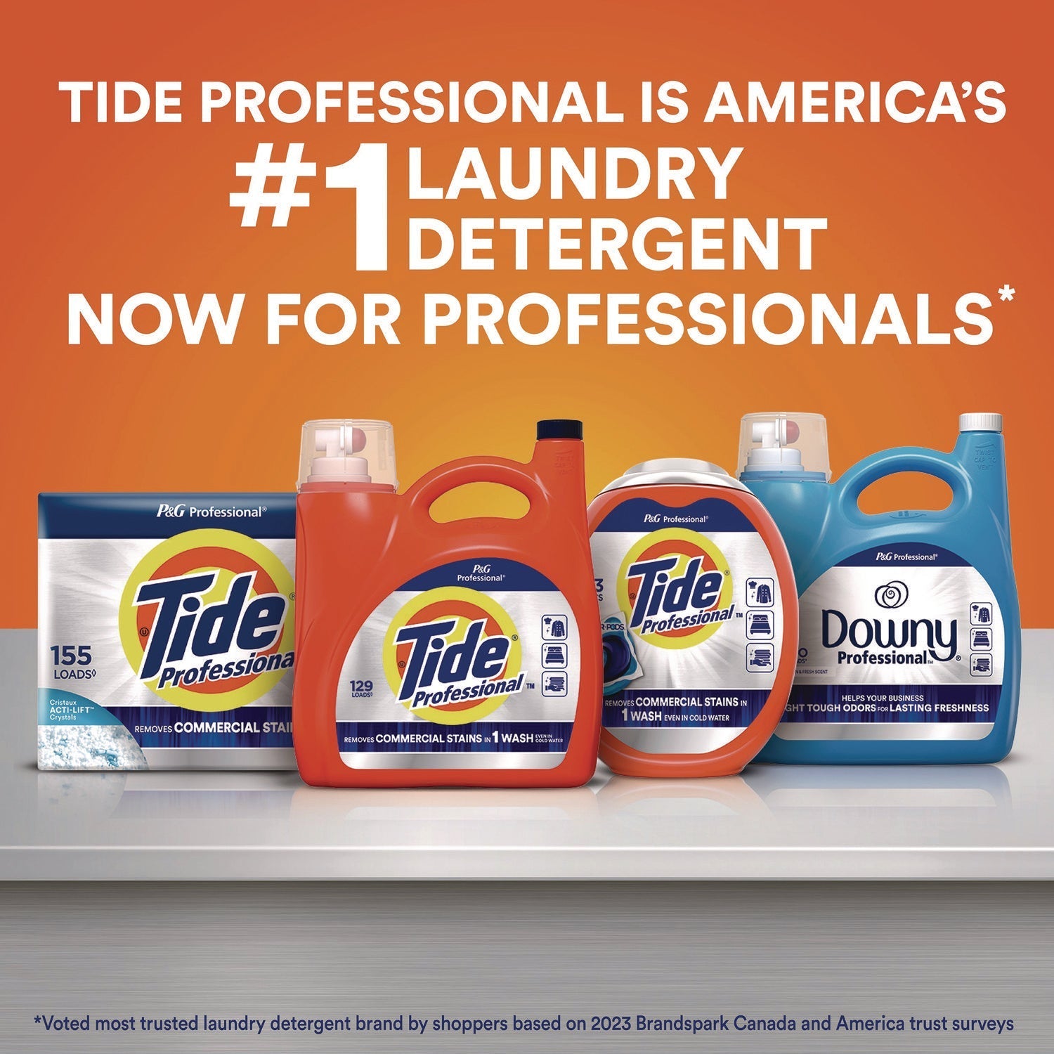 Tide® Professional™ Commercial HE Liquid Laundry Detergent, 170 oz Pour Bottle, 4/Carton