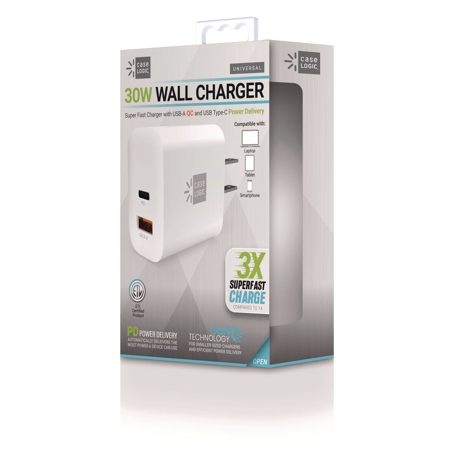 ByTech® Wall Charger, 30 W, White