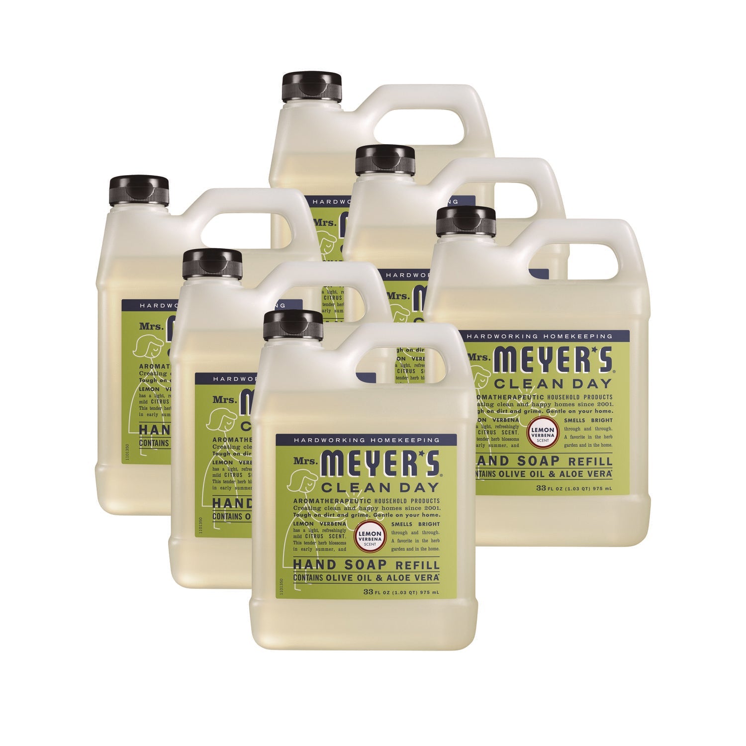 Hand Soap Refill | Mrs. Meyer's® Lemon Scent 6-Ctn