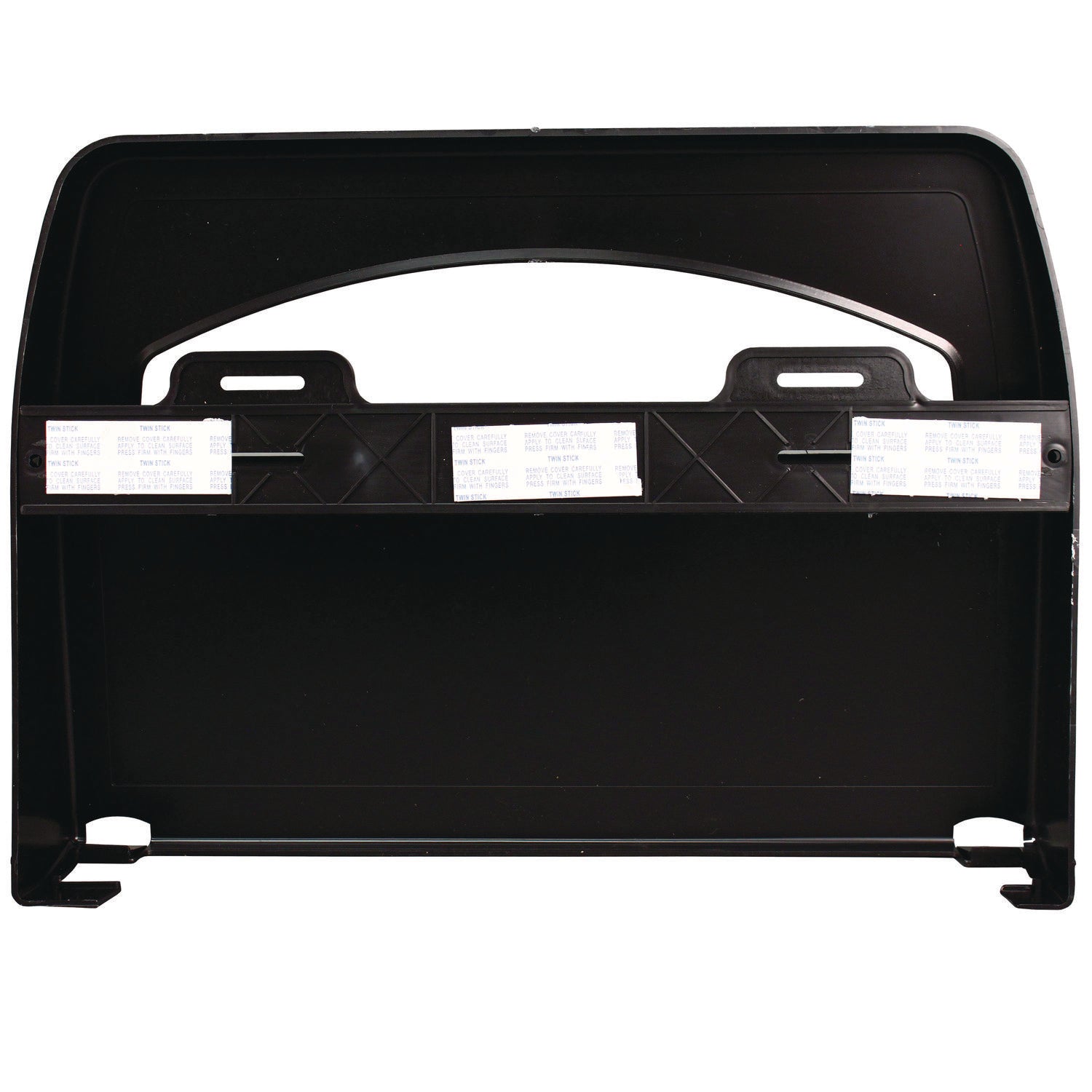 Impact® Toilet Seat Cover Dispenser, 16.4 X 3.05 X 11.9, Black, 2/carton