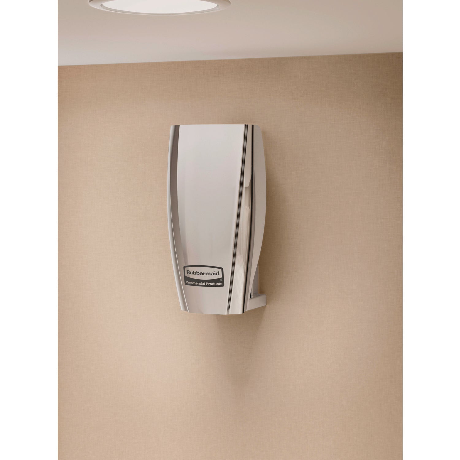 Rubbermaid® Commercial TC TCell Odor Control Dispenser, 2.9" x 2.75" x 5.9", Chrome