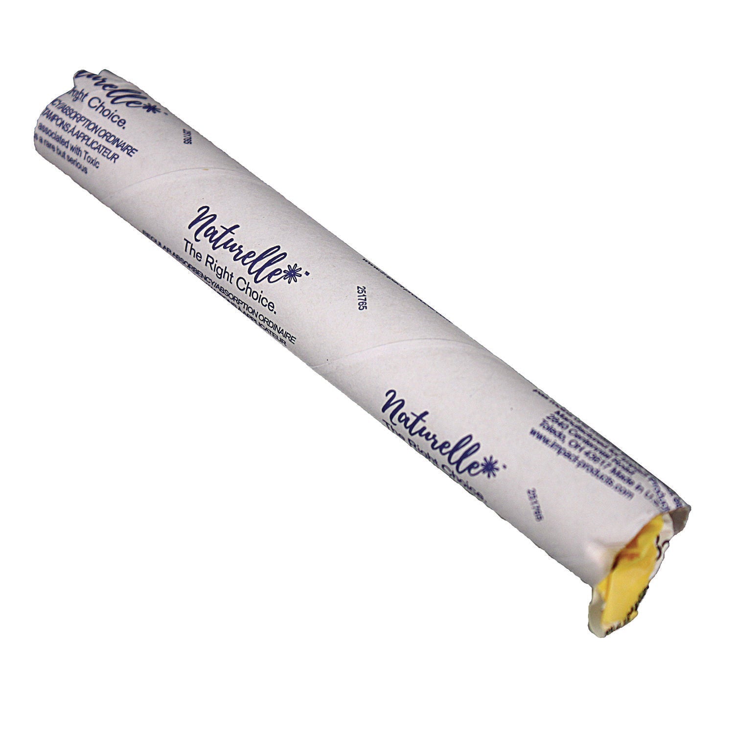 Impact® Naturelle Tampons, Regular, 200/carton - Bloom Skins