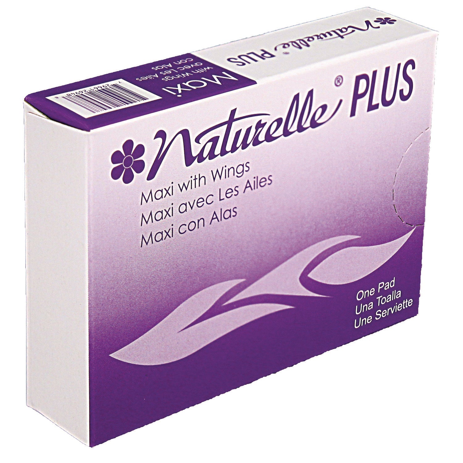 Impact® Naturelle Maxi Pads Plus, #4 With Wings, 250 Individually Wrapped/carton