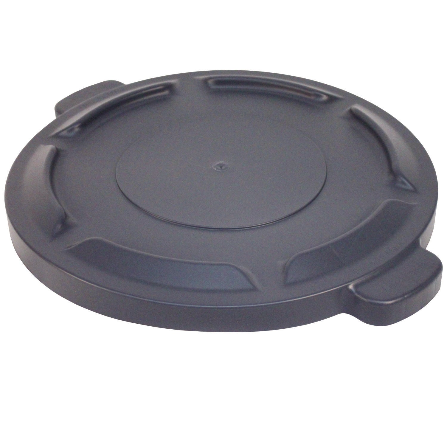 Impact® Value-Plus Gator Container Lids, For 20 Gal, Flat-Top, 20.4" Diameter, Gray
