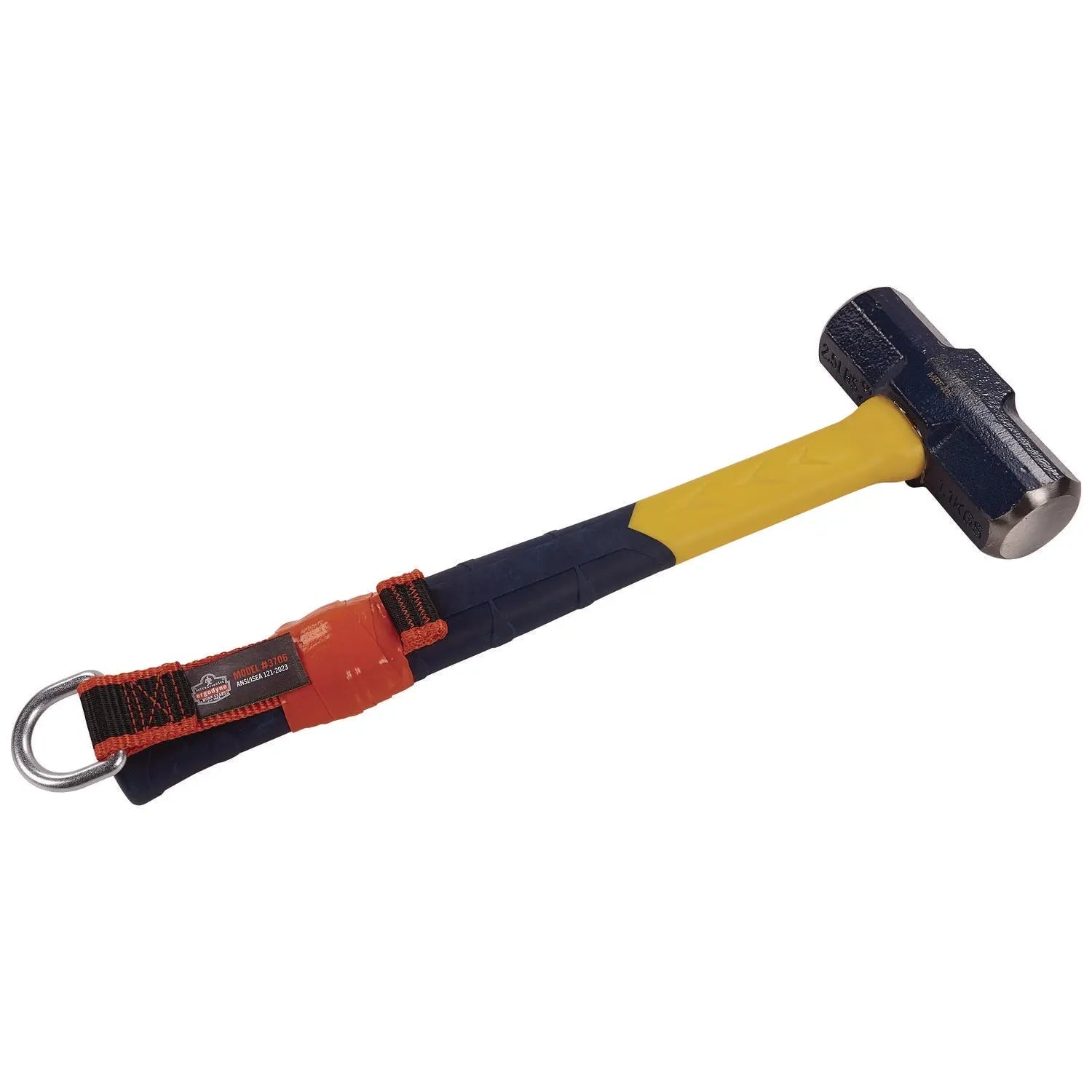 ergodyne® Squids 3755 Self-Adhering Tool Traps, Up to 15 lb Max Working Capacity, 12 ft Long, Orange, 10/Pack