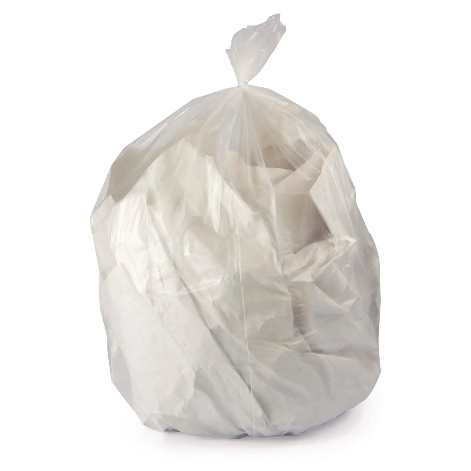 Heritage Linear Low-Density Can Liners, 16 gal, 0.7 mil, 24" x 32", Clear, Flat Pack, 500/Carton