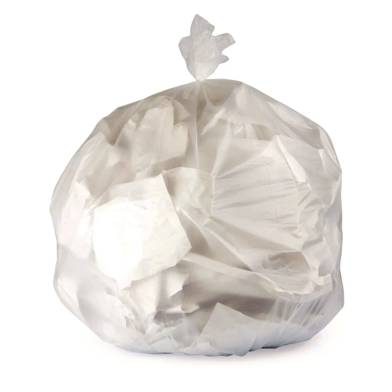 Heritage High-Density Waste Can Liners, 45 gal, 11 mic, 40" x 48", Natural, 250/Carton