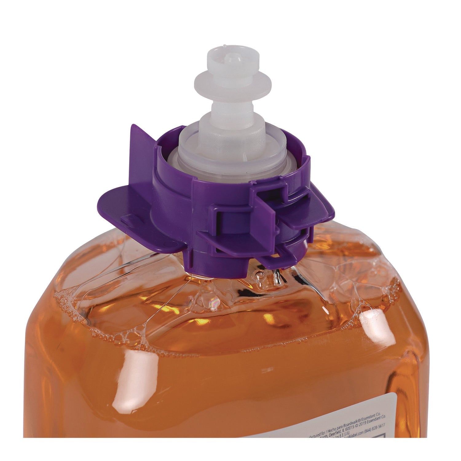 Boardwalk® Foam Antibacterial Handwash, Fresh Fruit Scent, 1,250 mL Refill, 4/Carton