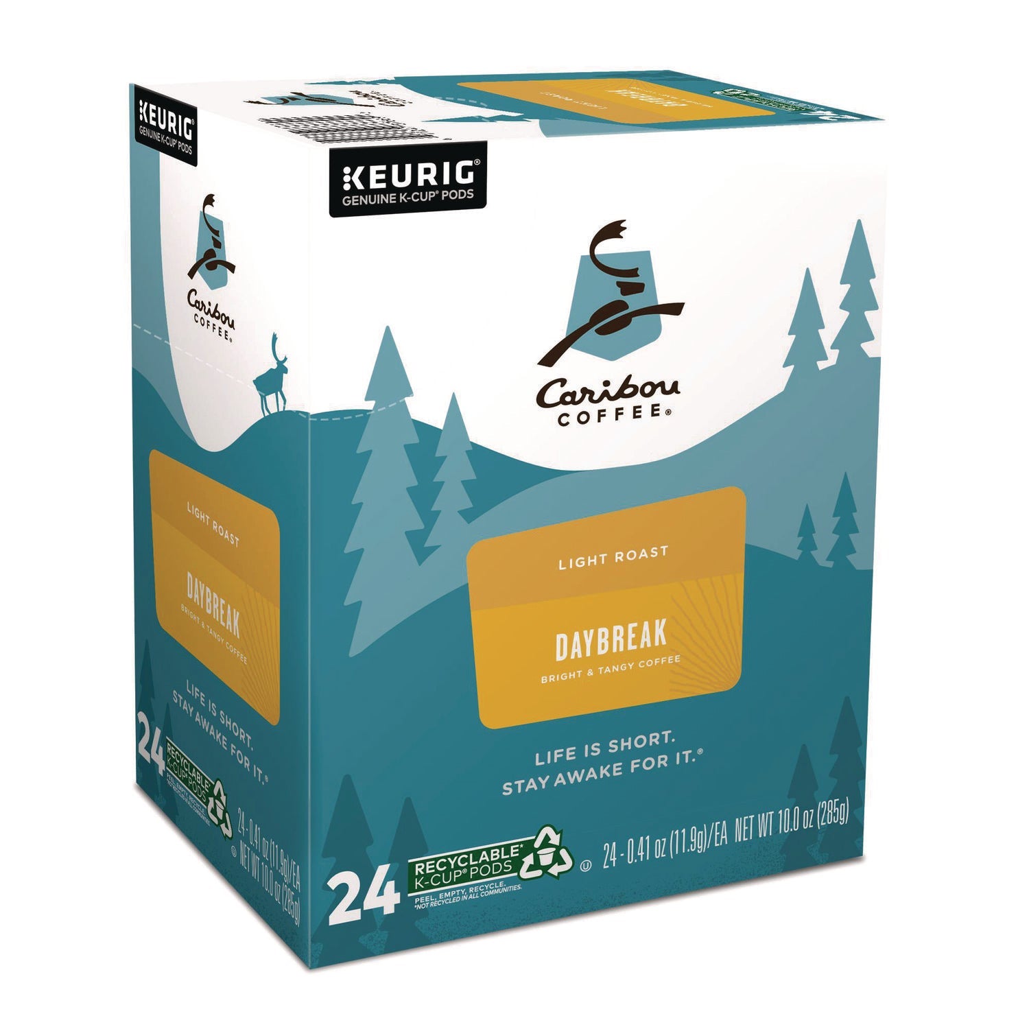 Caribou Coffee® Daybreak Morning Blend Coffee K-Cups, 24/box
