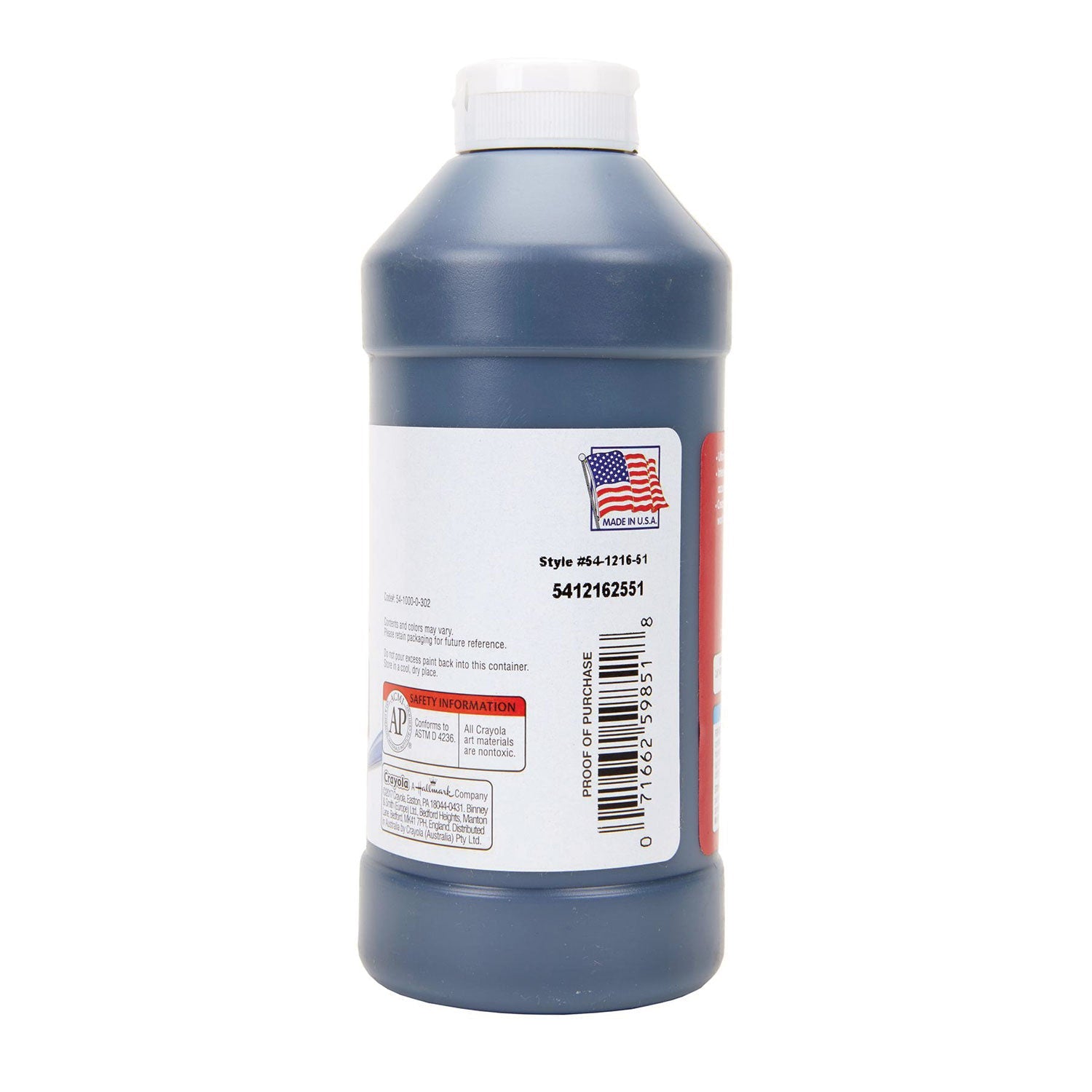 Crayola® Premier Tempera Paint, Black, 16 Oz Bottle