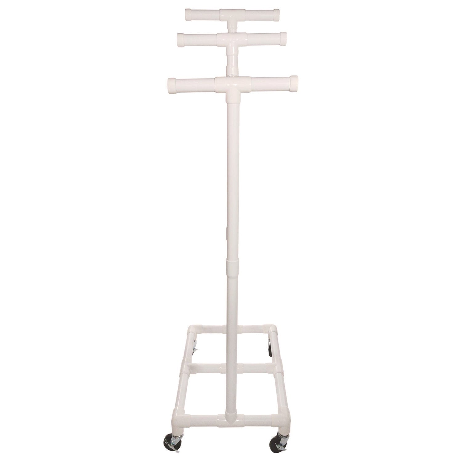 Champion Sports Jump Rope and Hoop Cart, Plastic, 19 x 28 x 69, White