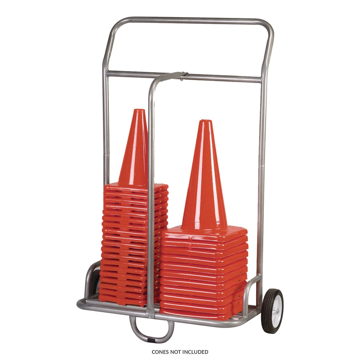 Champion Sports Combination Equipment Cart, Metal, 132 lb Capacity, 16 x 32 x 48, Silver