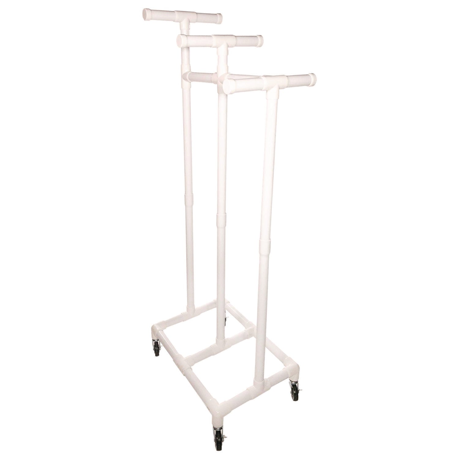 Champion Sports Jump Rope and Hoop Cart, Plastic, 19 x 28 x 69, White