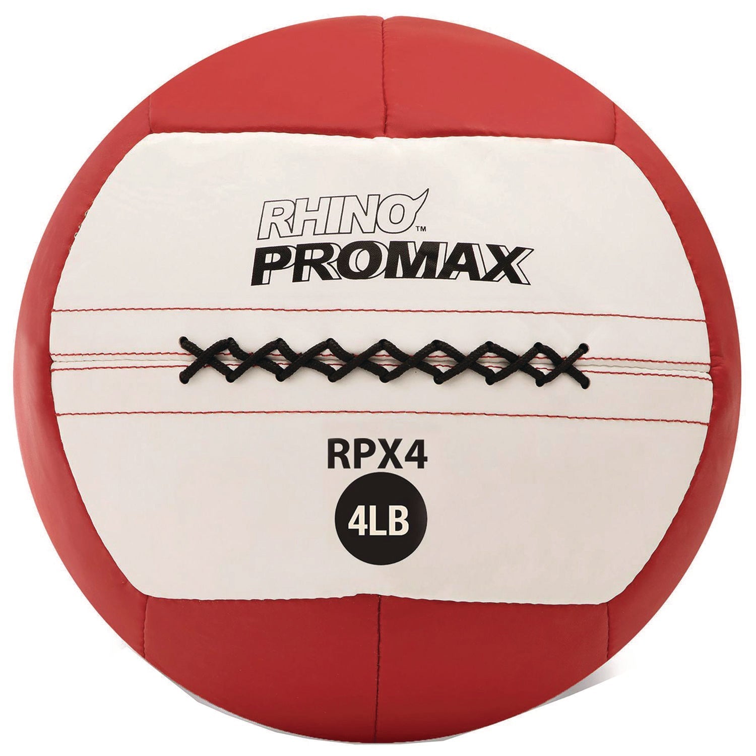 Champion Sports Rhino Promax Medicine Ball, 4 lb, Red