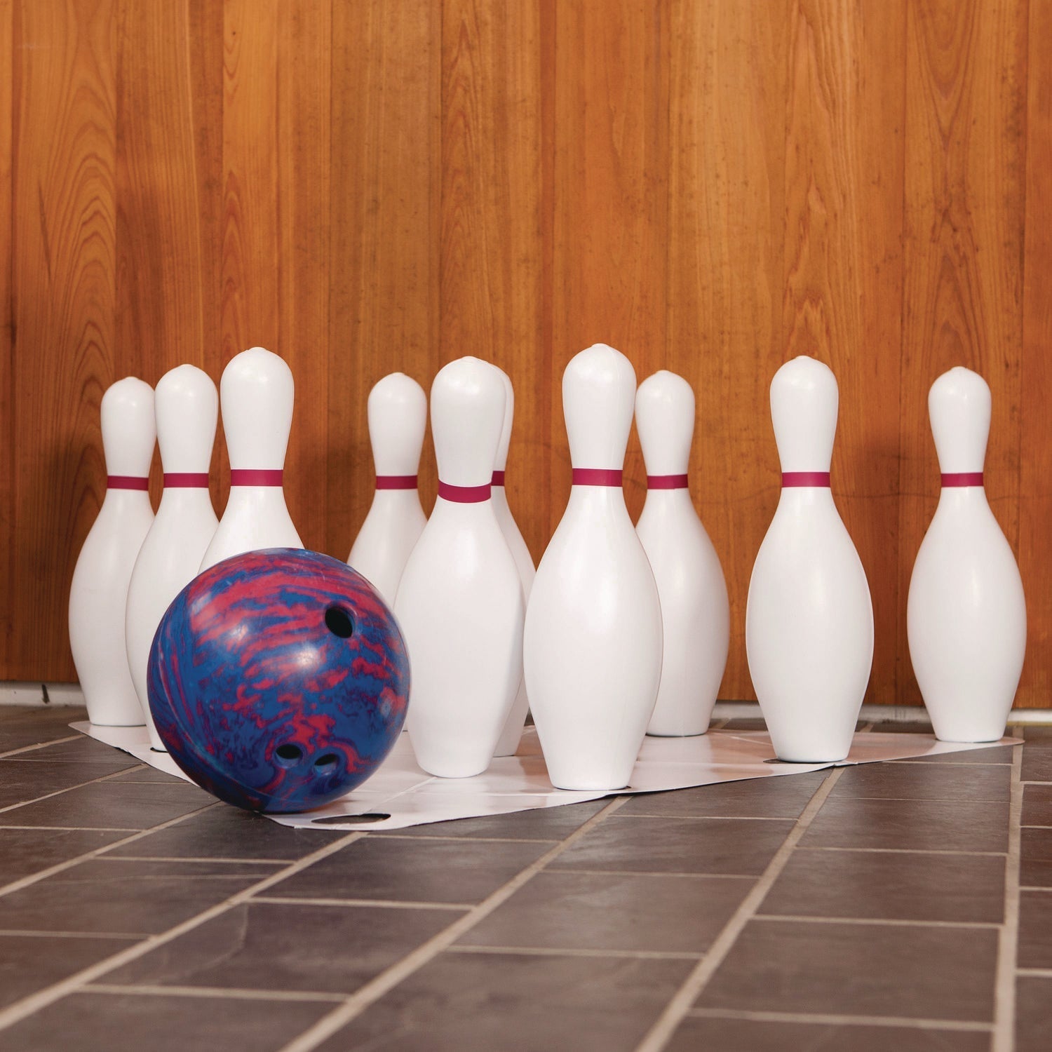 Champion Sports Plastic Bowling Pin Set, White, 10/Set - Bloom Skins