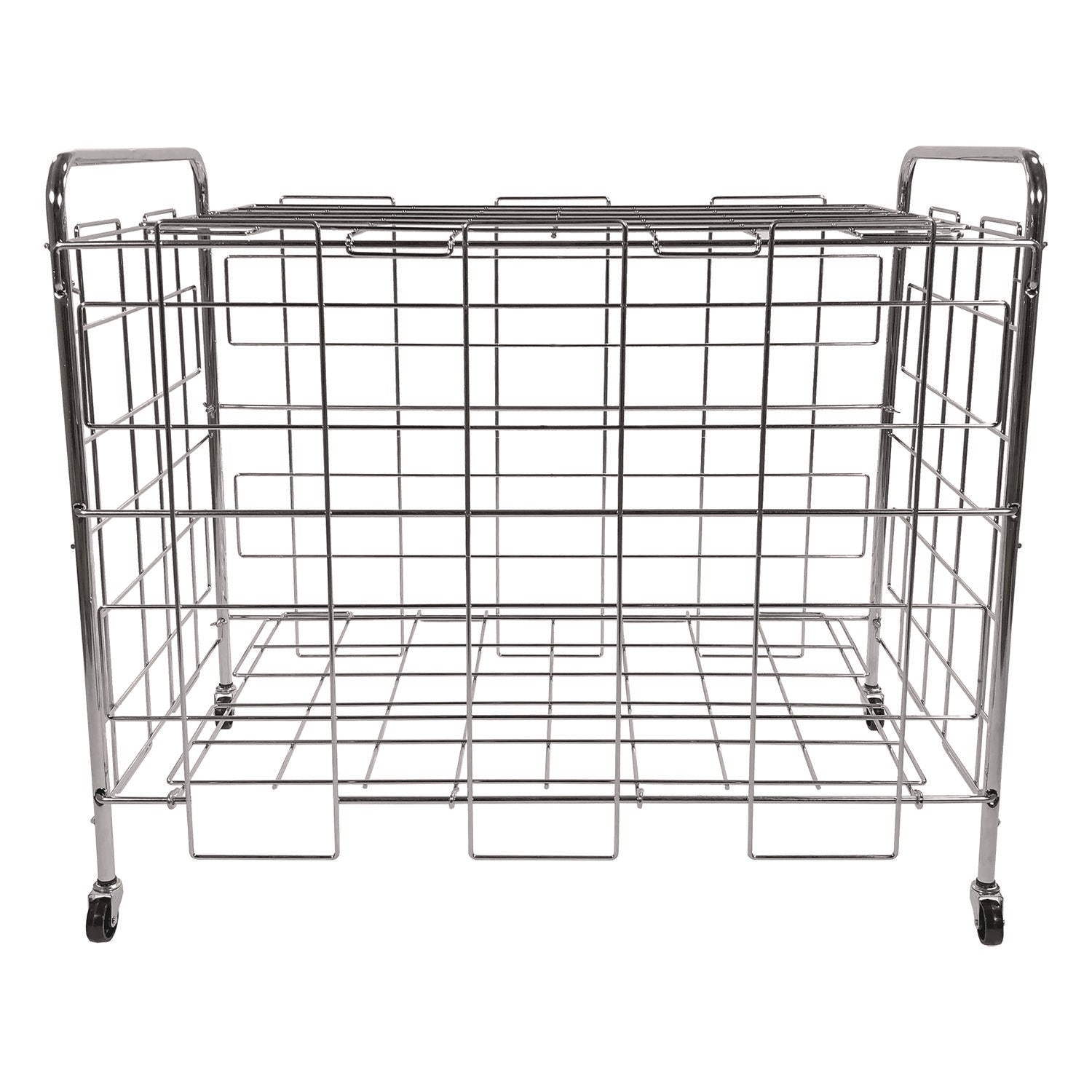 Champion Sports Portable Ball Locker, Metal, 176 lb Capacity, 24 x 41 x 36, Chrome