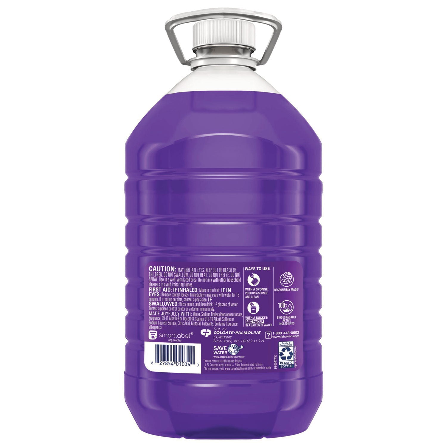 Fabuloso® Multi-use Cleaner, Lavender Scent, 169 oz Bottle, 3/Carton