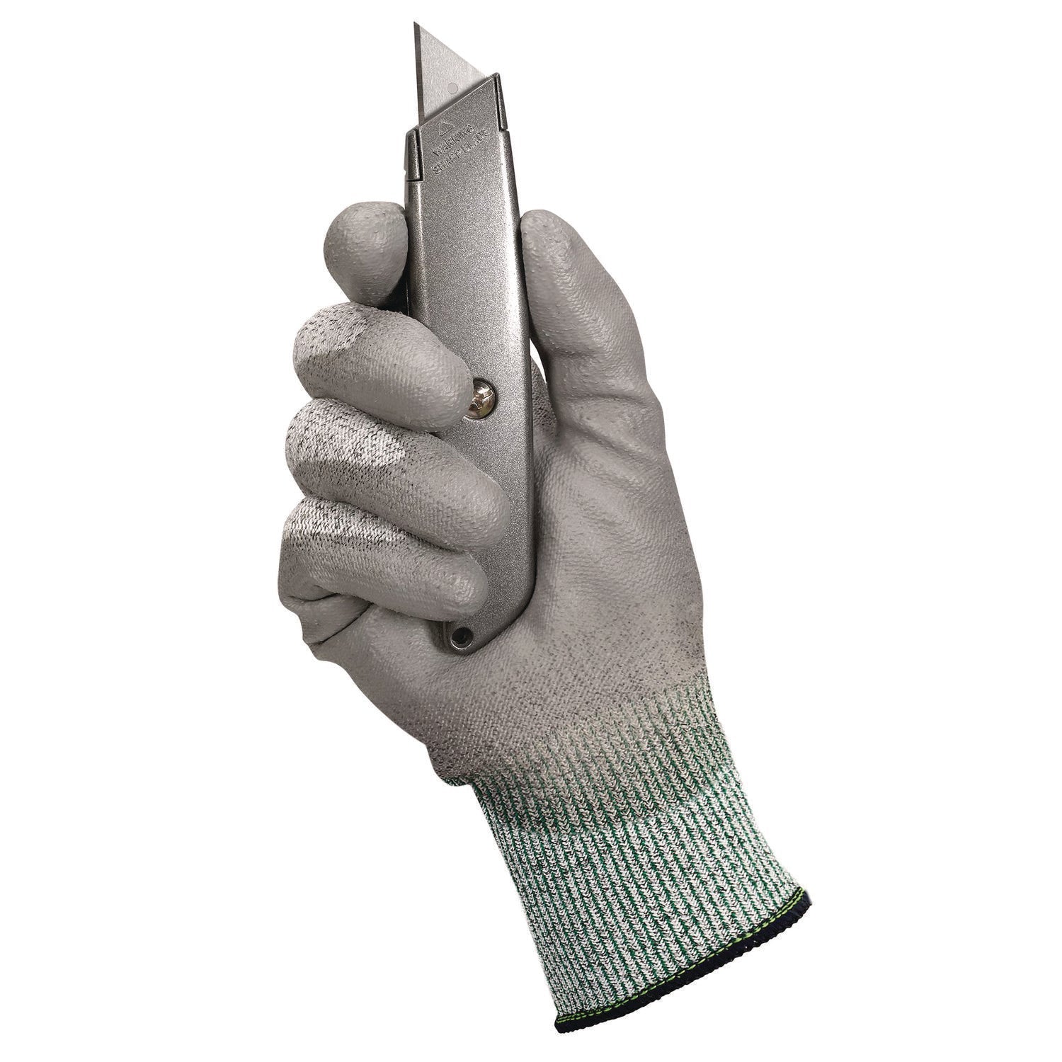 KleenGuard™ G60 Level 3 Economy Cut Resistant Gloves, Large, Gray/Salt and Pepper, 12 Pairs/Carton