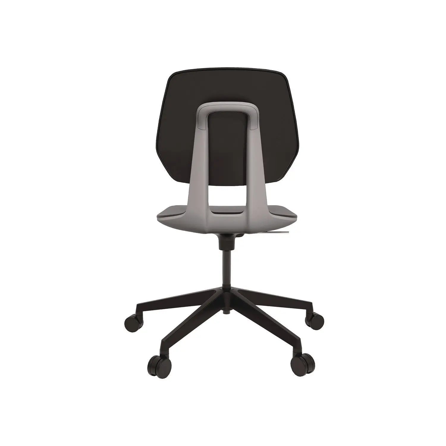 Safco® Commute Task Chair, Supports Up to 275 lb, 18.25" to 22.25" Seat Height, Black Seat, Black Back, Black Base