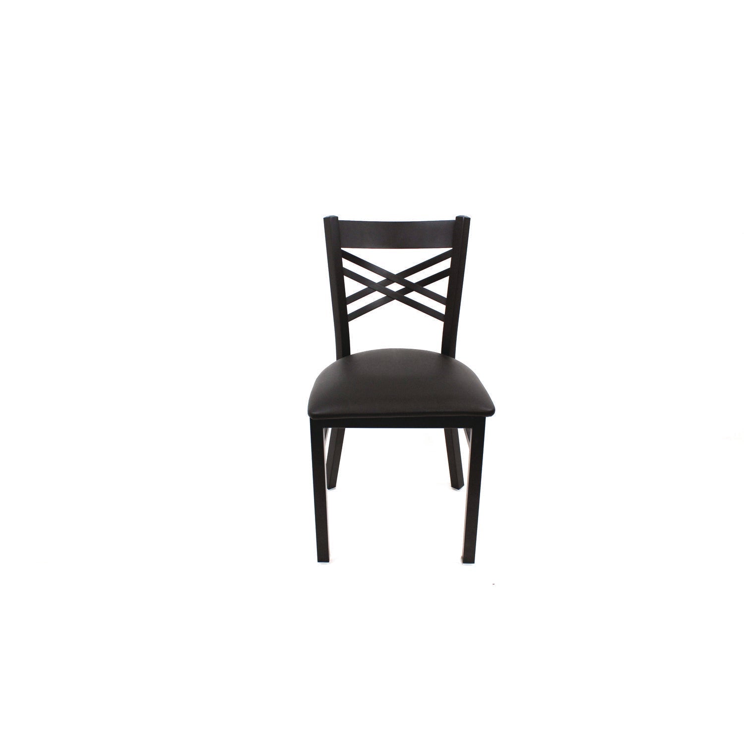 JMC Furniture X Series Chair, Supports Up to 300 lb, 18" Seat Height, Black Seat, Black Back, Black Base - Bloom Skins