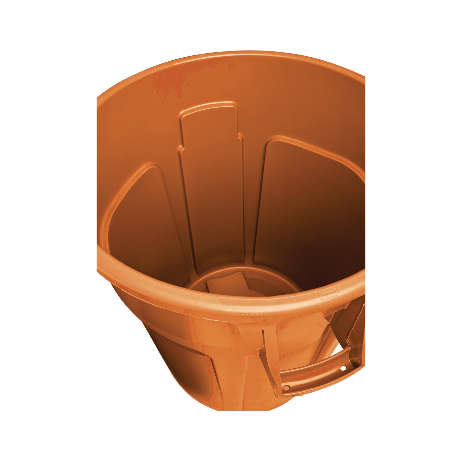 Rubbermaid® Commercial Brute Round Container, 32 gal, Resin, Orange
