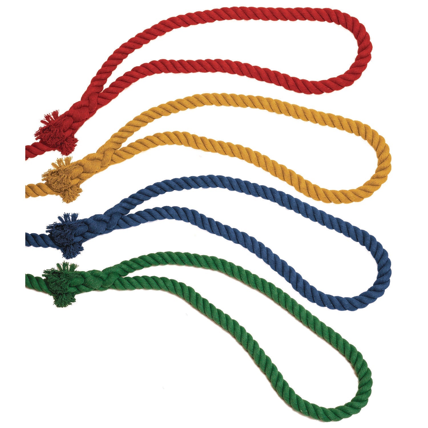 Champion Sports Four-Way Tug-of-War Rope, 50 ft, 1" dia