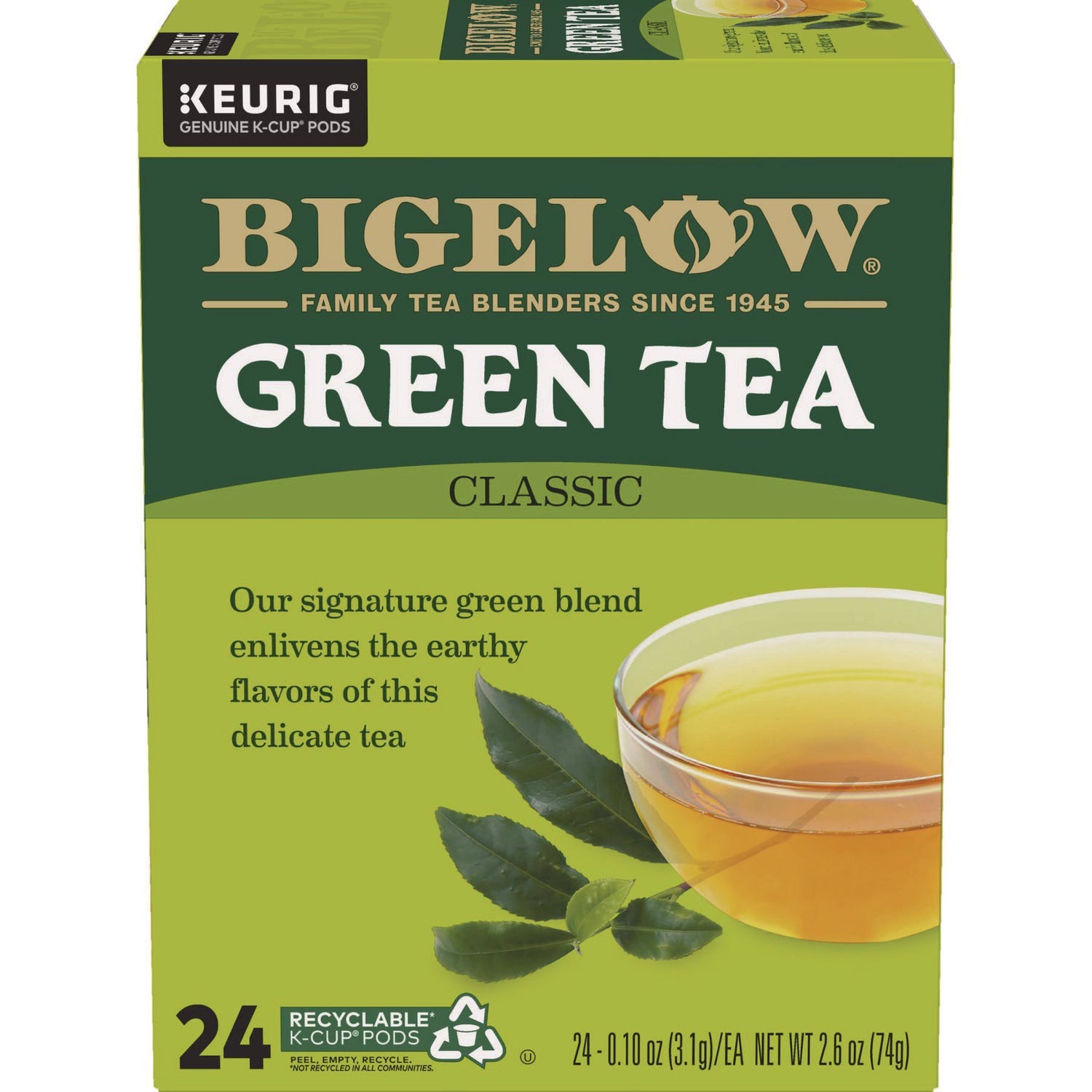 Bigelow Green Tea K-Cup Pack | 96-Count