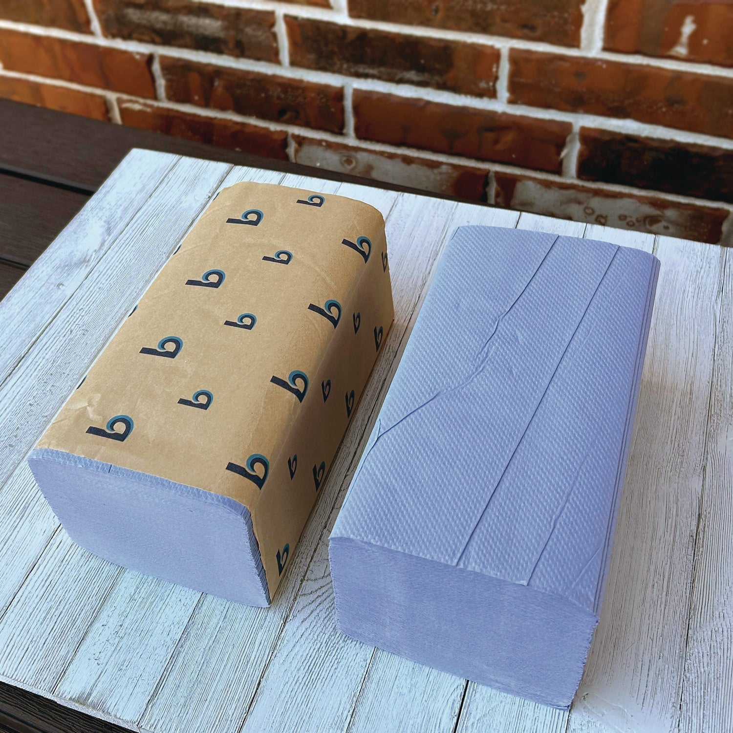 Boardwalk® Windshield Paper Towels, 9.05 x 10, Blue, 250/Pack, 9 Packs/Carton
