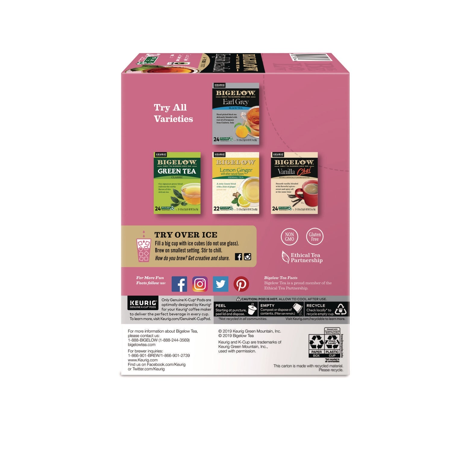 Bigelow® English Breakfast Tea K-Cups Pack, 24/box