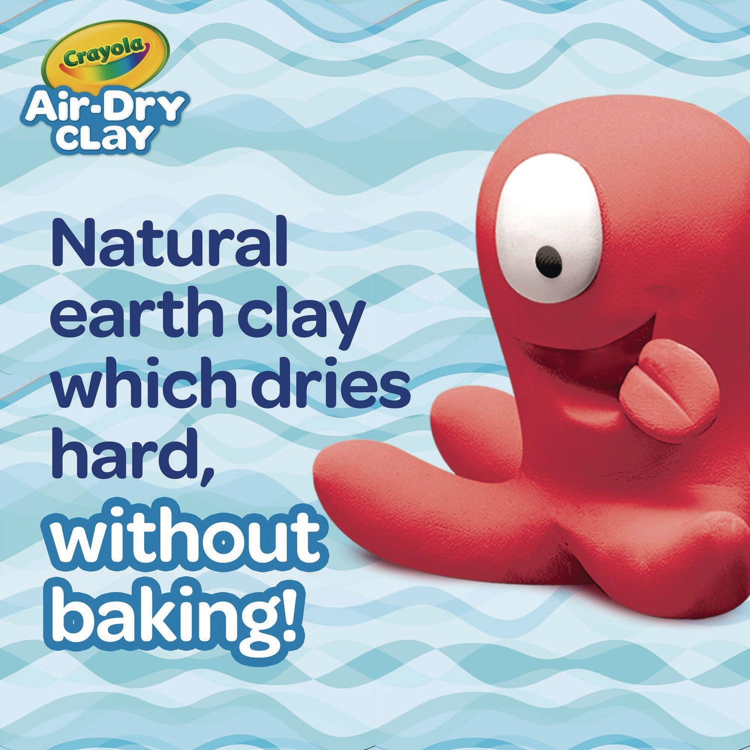 Crayola® Air-Dry Clay,White,  2.5 lbs