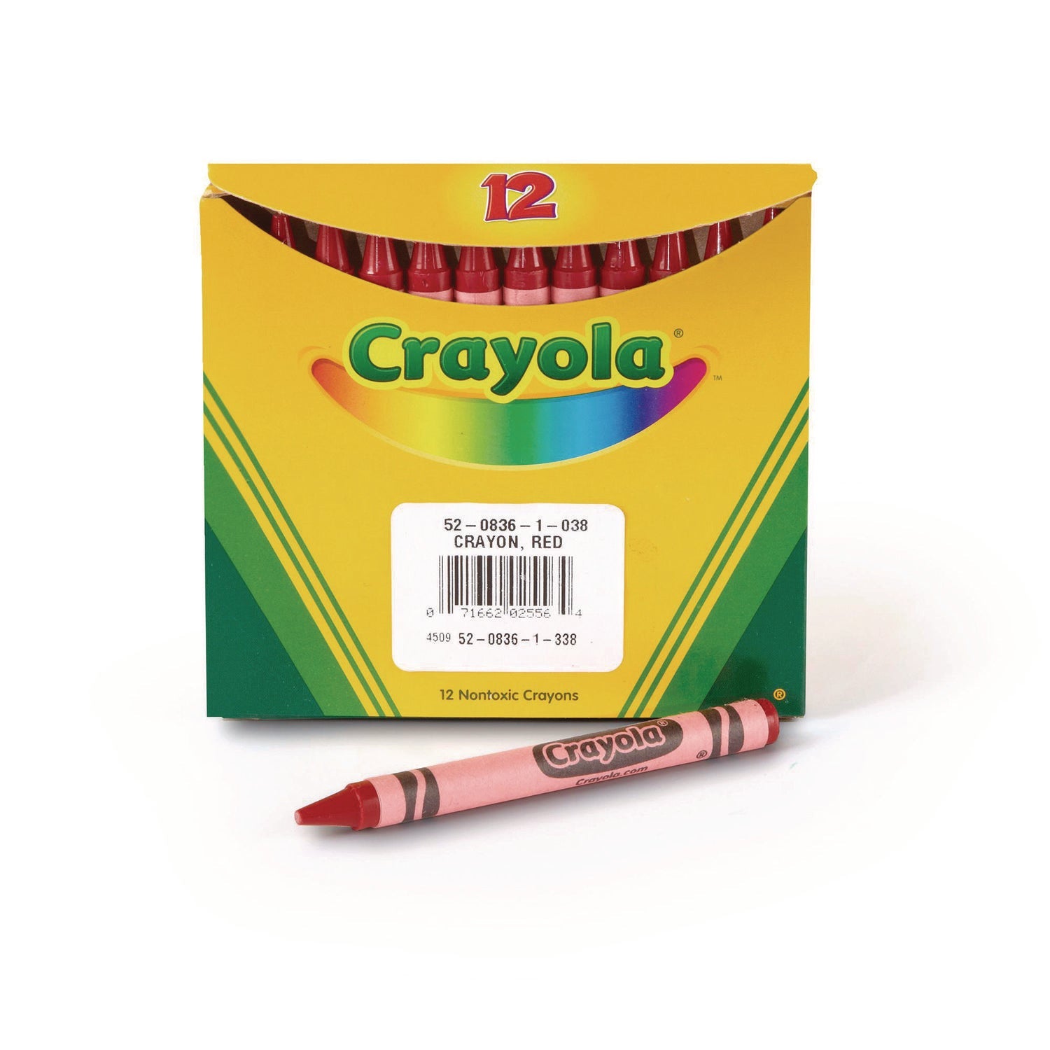 Crayola® Bulk Crayons, Red, 12/box